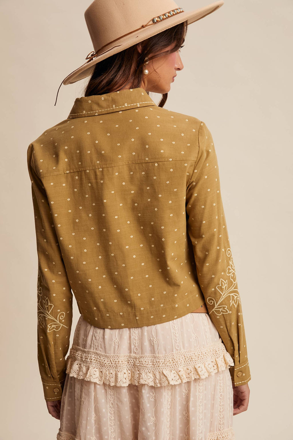 Embroidered Western Cotton Shirt