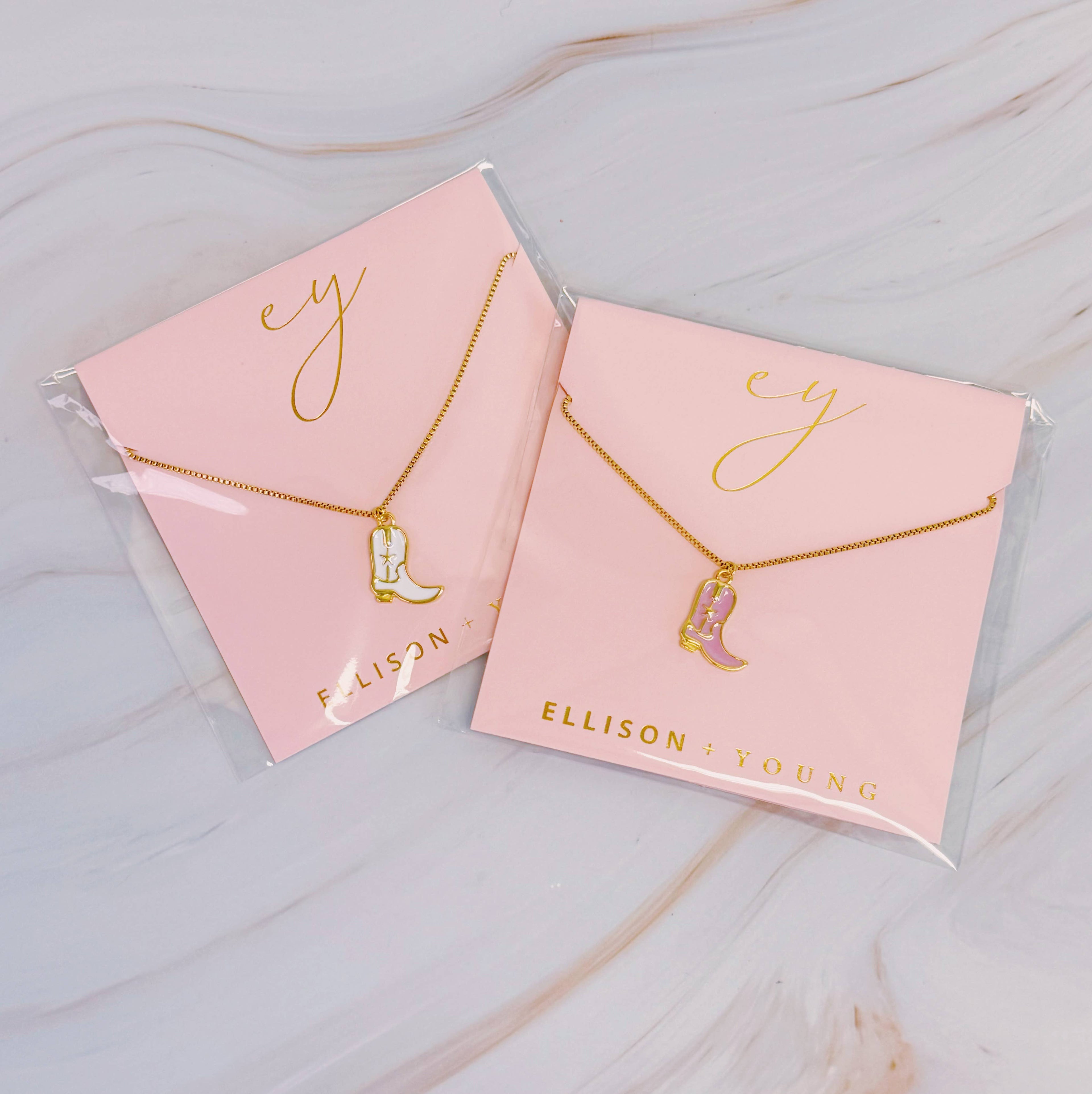 Cowgirl Boot Pendant Necklace