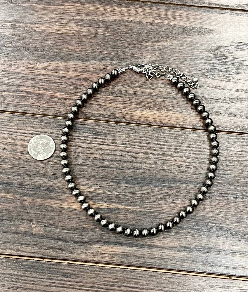 Handmade 16" Polish Navajo Bead Necklace