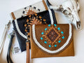 Cowhide Leather Wristlet