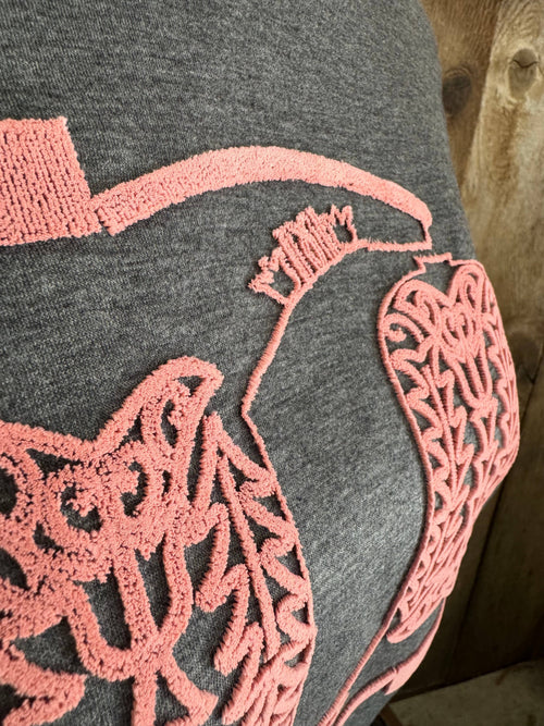 Cowboy Boot 3D Stitch Tee