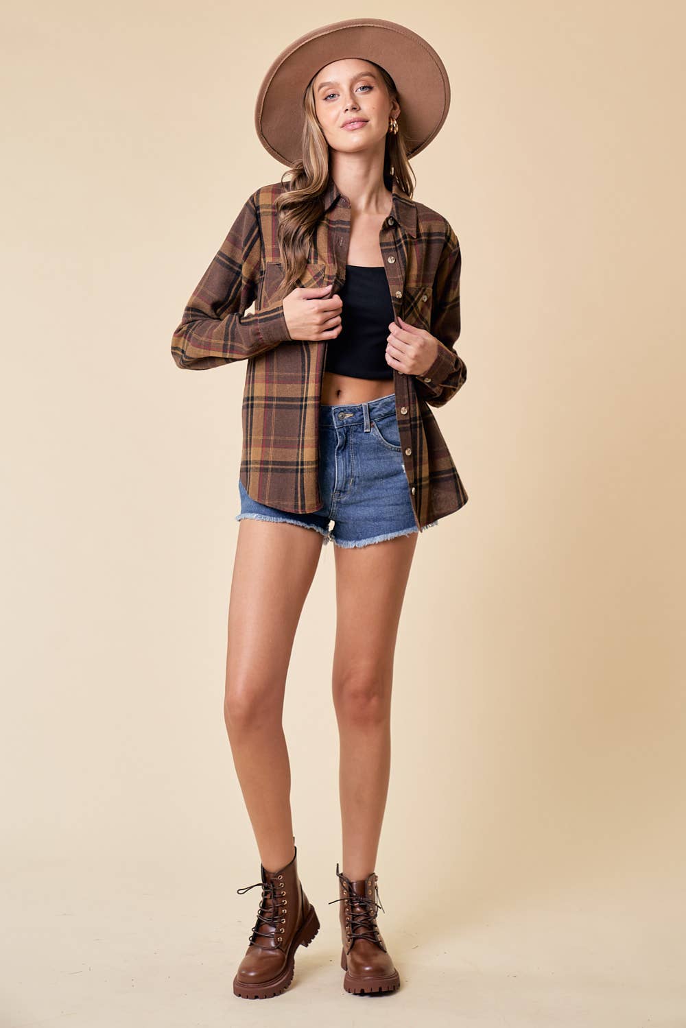 Plaid Button Down Shirt