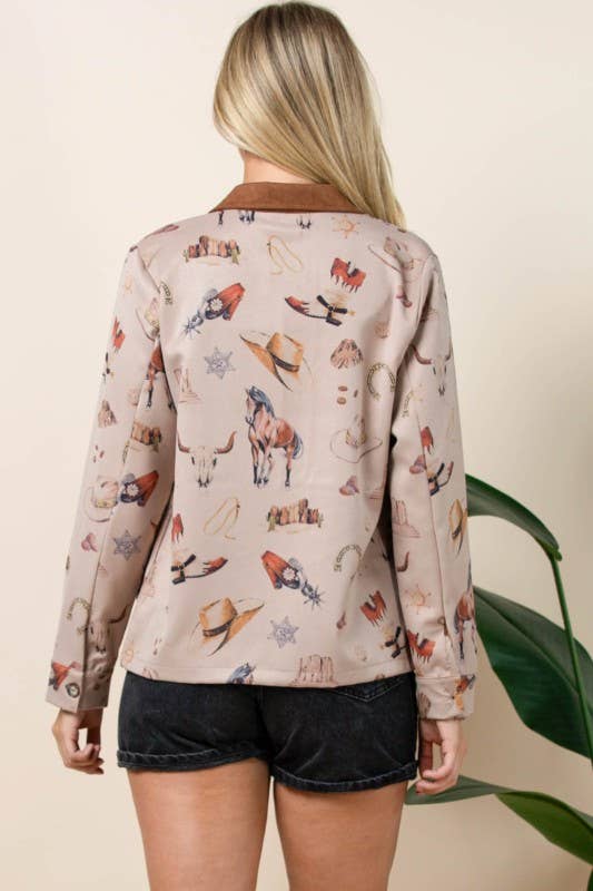 Western Collared Barn Jacket